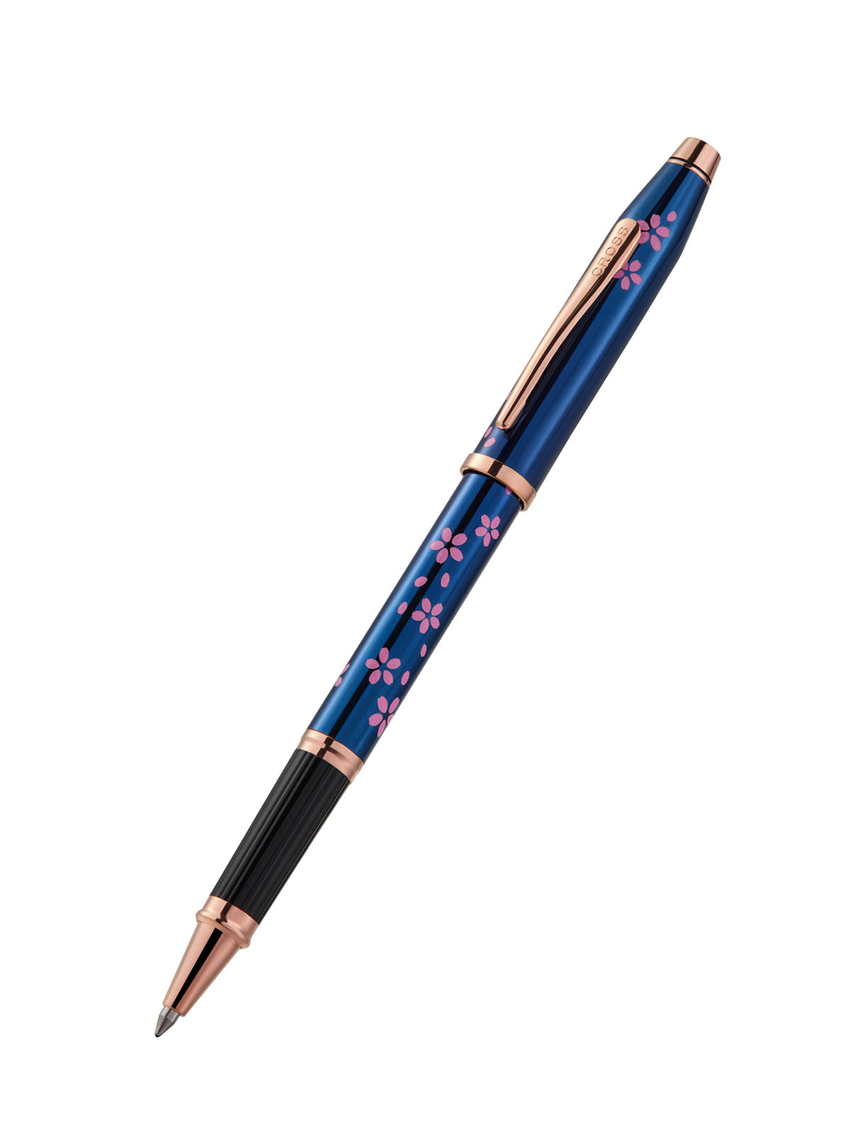 Century® II Cherry Blossom Translucent Blue Lacquer Rollerball Pen