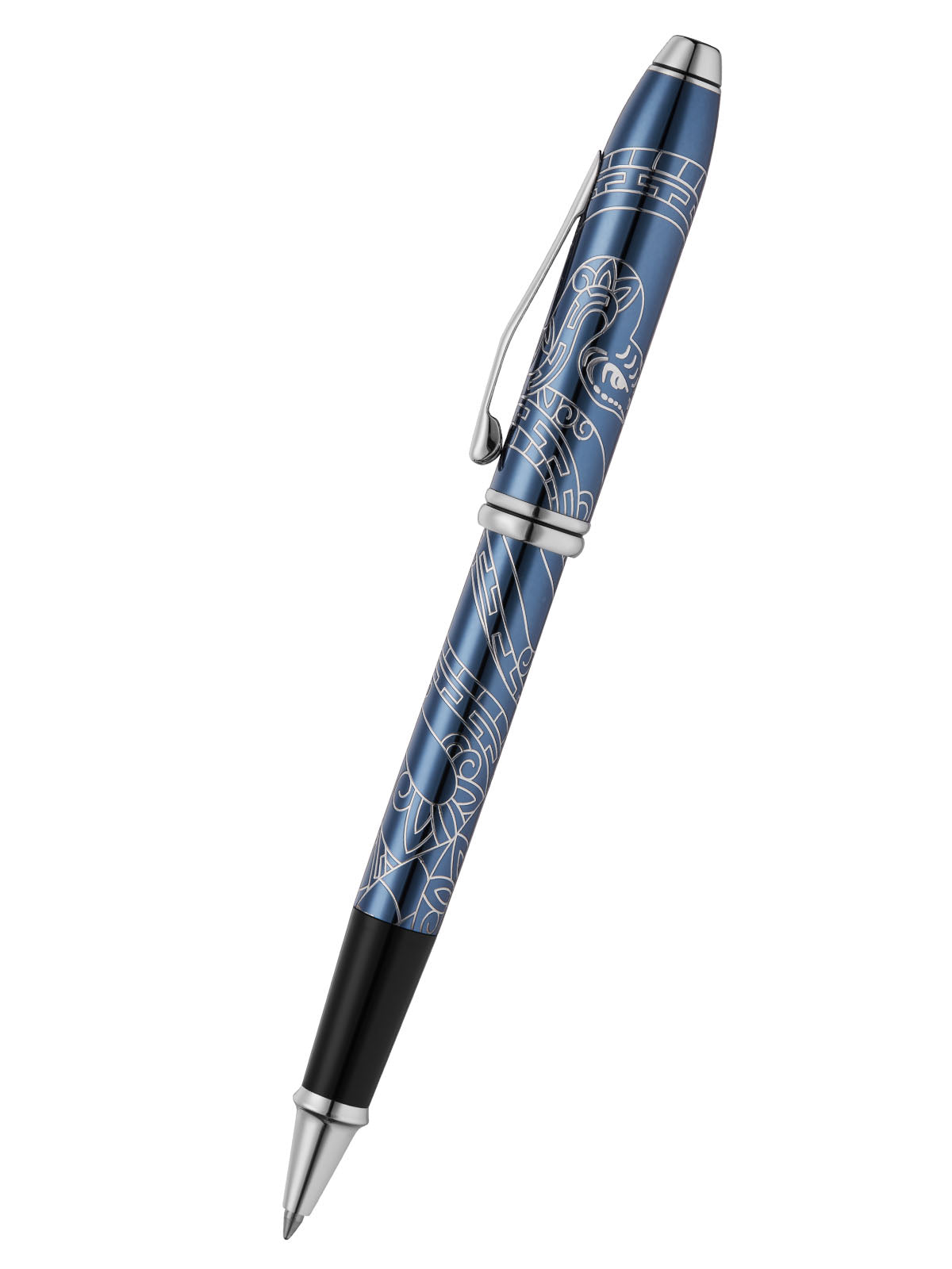 Townsend® Zodiac Year of the Snake Blue Lacquer Rollerball Pen