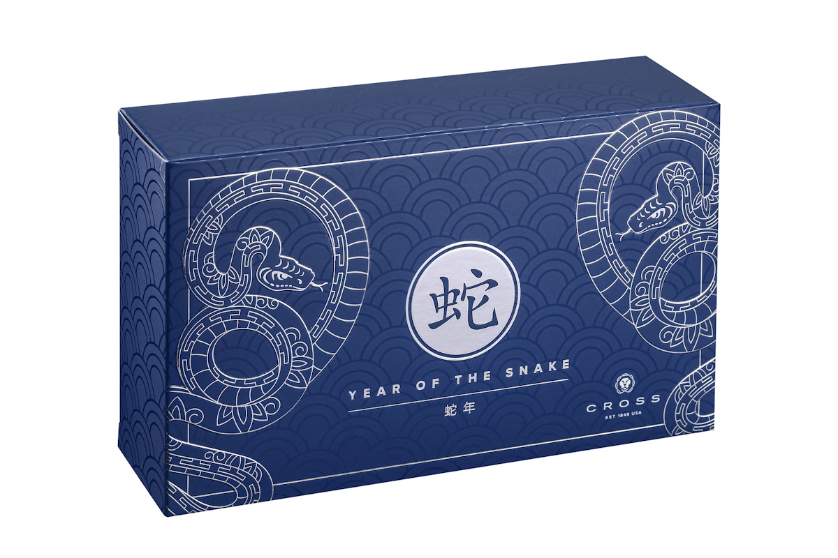 Townsend® Zodiac Year of the Snake Blue Lacquer Rollerball Pen